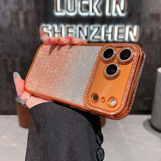 New Bling Glitter Rhinestones Phone Case for iPhone Air/17/17 Pro/17 Pro Max